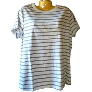 Sonoma White and Black Short Sleeve Tee